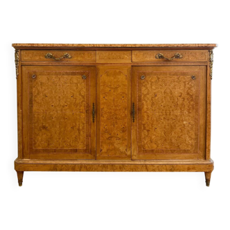 Louis XVI sideboard in wood burl