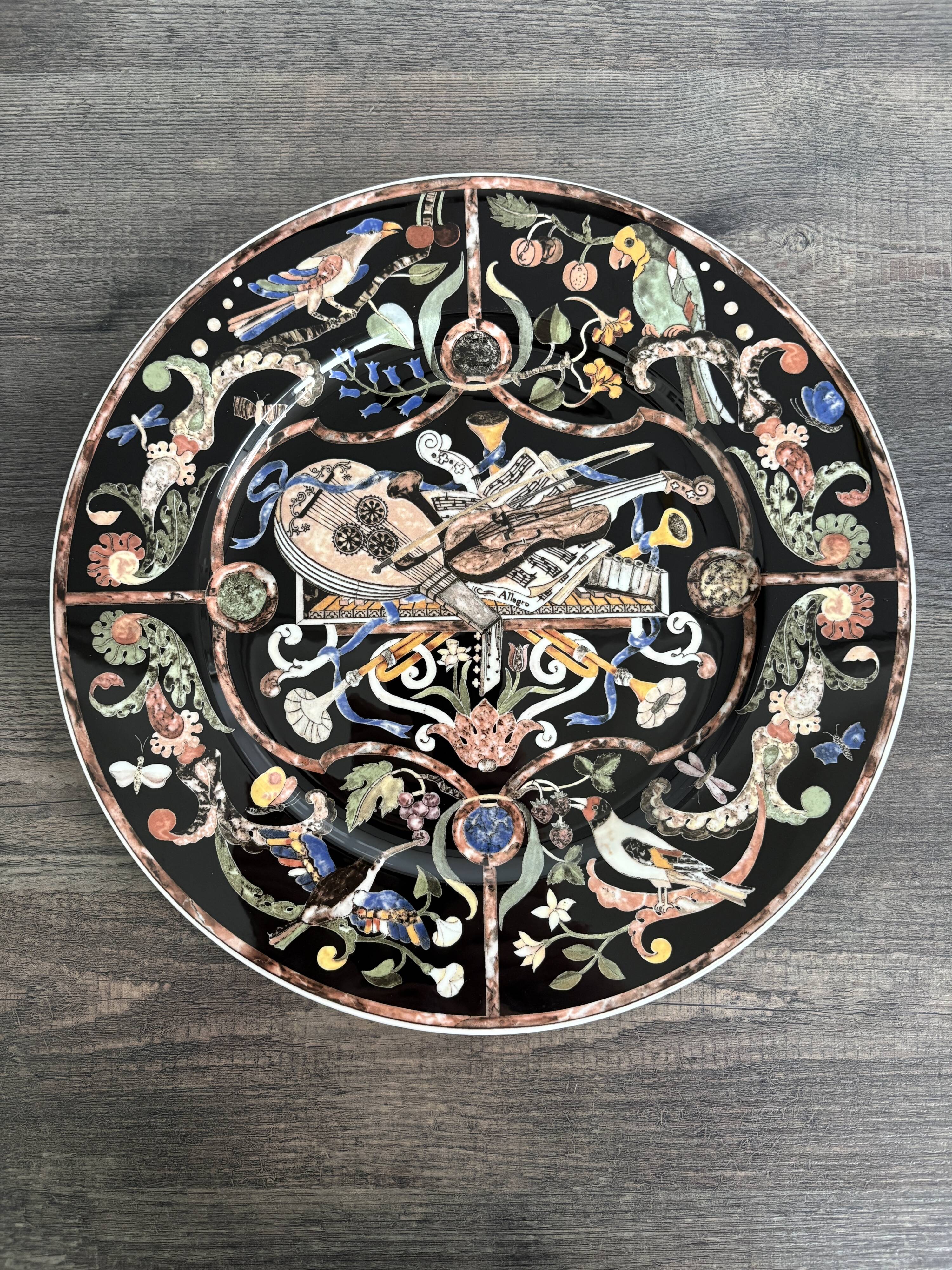 Gallo Design Collection Plate Saxony Porcelain