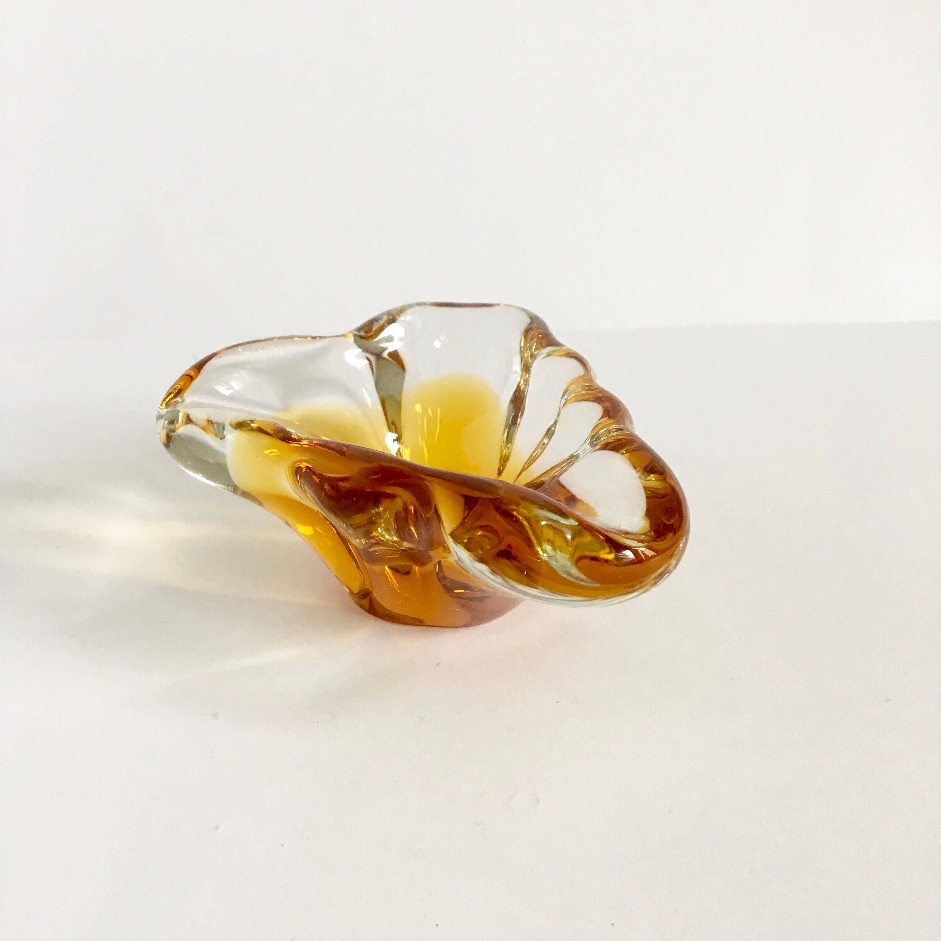Ashtray by Jozef Hospodka for Chribska Sklarna, 1960