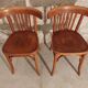 Paire de chaises bistrot 5 barreaux