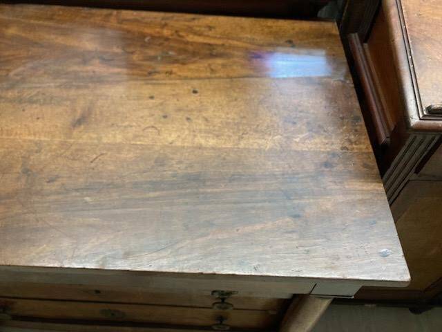 Empire style 4-drawer chest of drawers