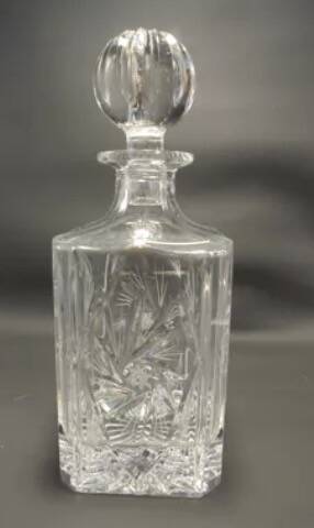Crystal whiskey decanter