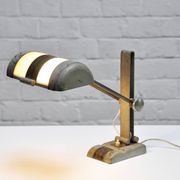 French art deco desk lamp in the style of rene koechlin, 1930s