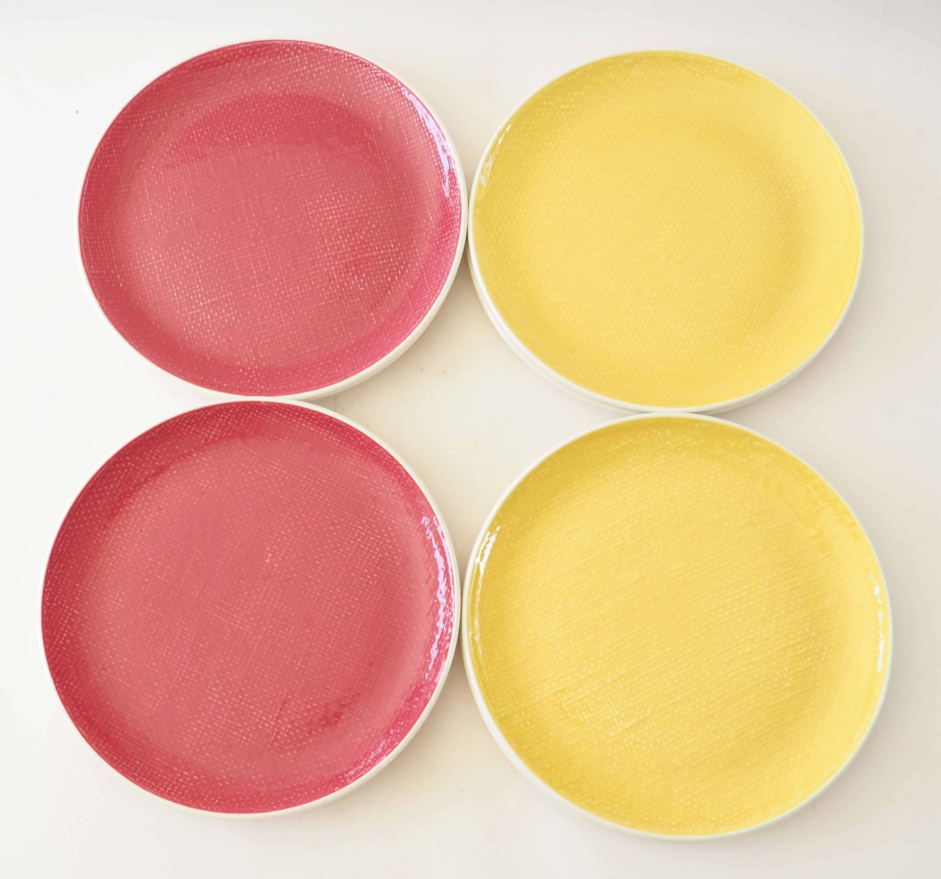 8 plates colors Salins