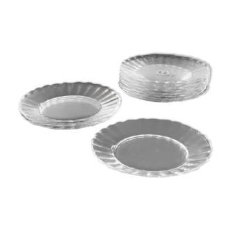 6 Duralex Plates