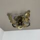 Florentine Gilded Brass Theatre Wall Light, Italy, 1960s