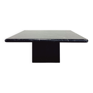 Table basse en marbre - noir