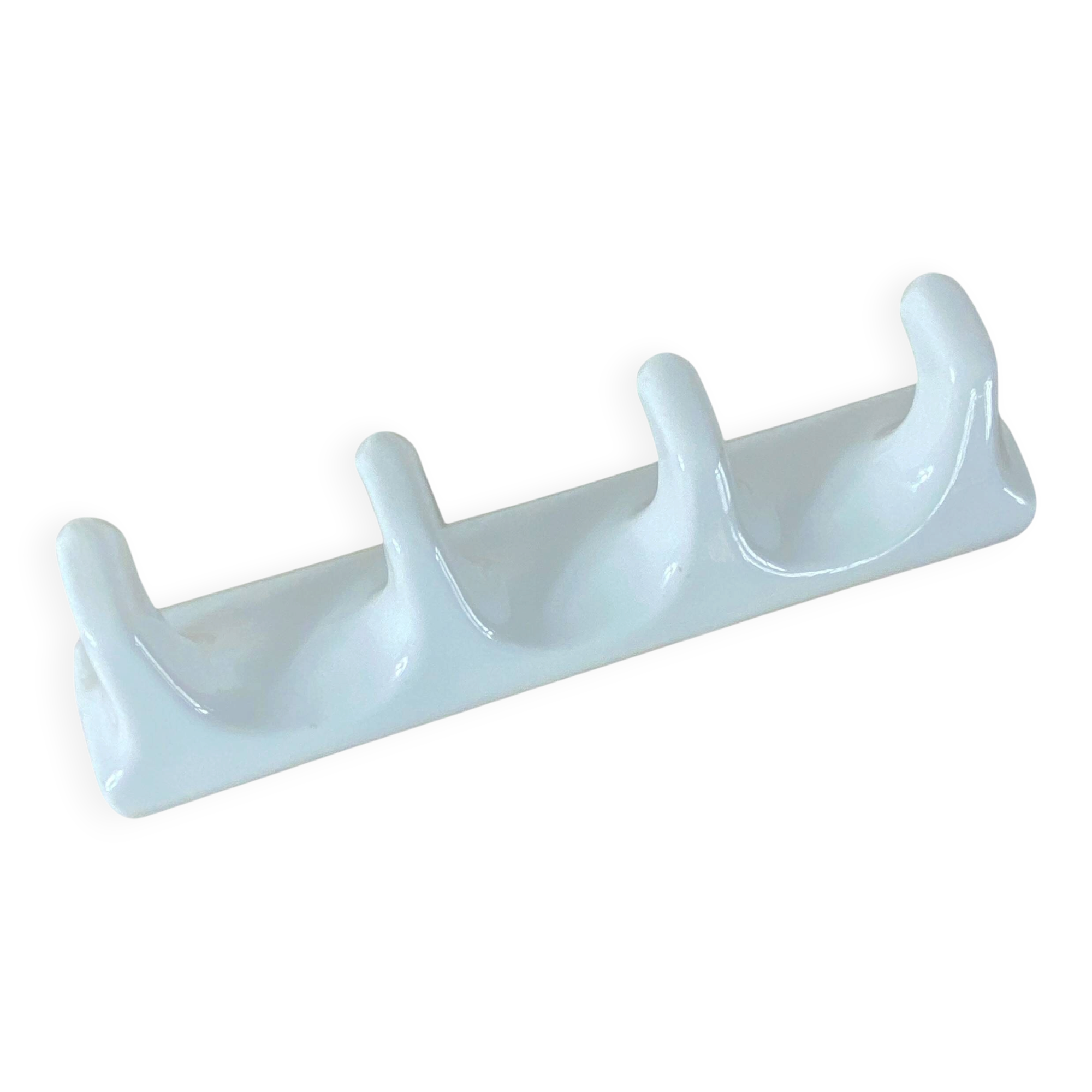 Vintage ceramic tea towel holder