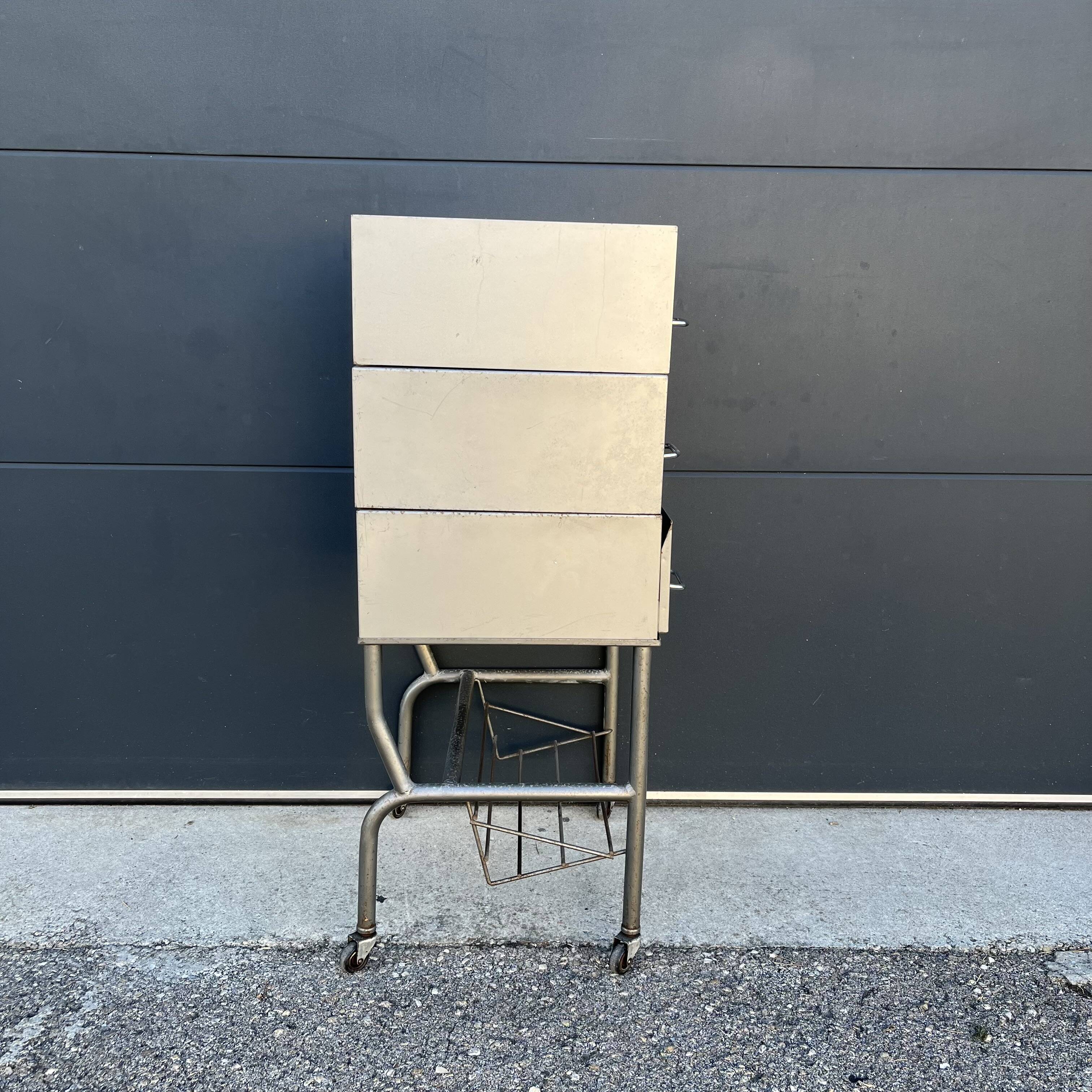 Industrial furniture with drawers