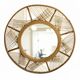 Miroir vintage en rotin
