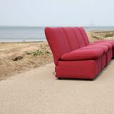 5-seater modular sofa, France, late 1970s.