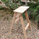 Old wooden stepladder