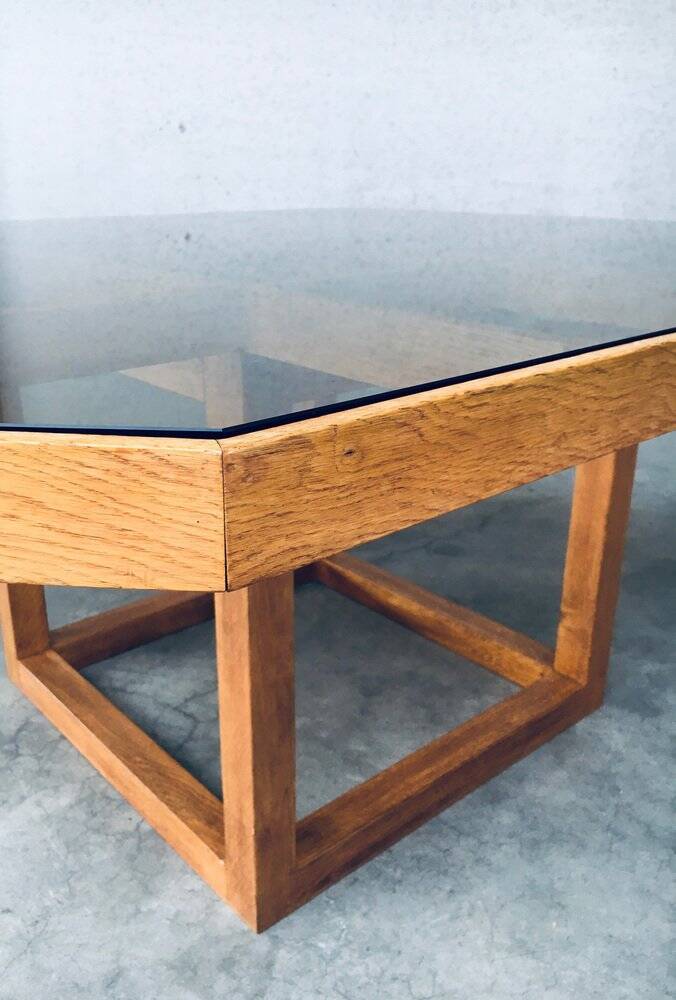 Postmodern Octagonal Square Dining Table, 1980s