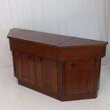 Walnut Bar Cabinet Sideboard by Silvio Coppola for Bernini, 60s