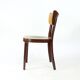 Ensemble de 4 chaises à repas par Tatra en noyer, Tchécoslovaquie 1960