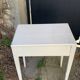 Bureau pupitre table d'appoint en bois peint vintage