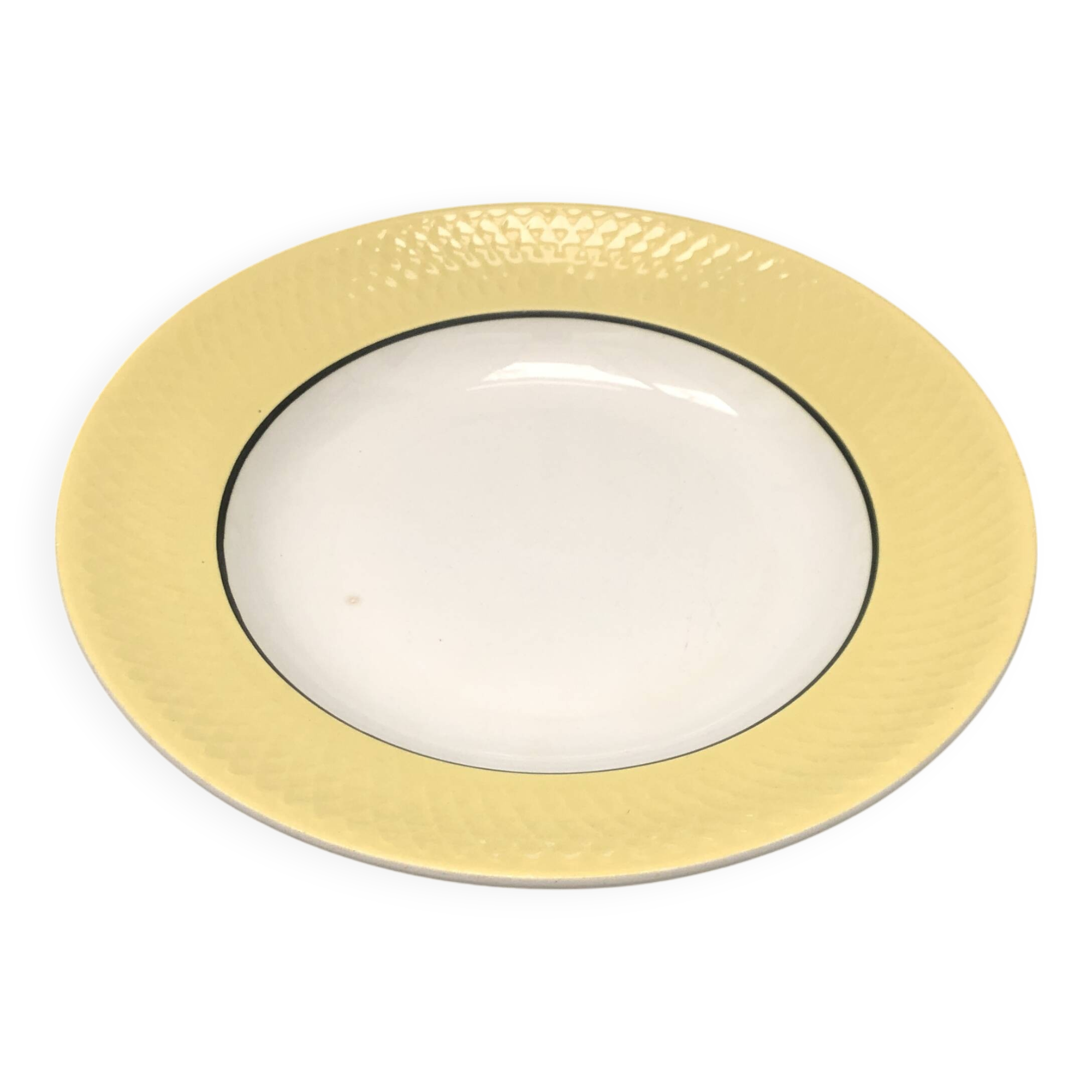 Plate signed France Moulin des Loups