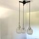 German 1960s cascading pendant by Hustadt Leuchten