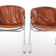 Set of 2 Gastone Rinaldi Dining room chairs Model Flynn,1970 Italy