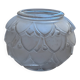 Vase en verre "Pivoines" signé Sabino
