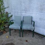 Pair of bridge armchairs