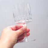 Crystal stemmed glasses