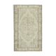 Hand-Knotted Distressed Turkish Beige Carpet 175 cm x 286 cm - 38932