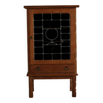 vintage bedside table | side table | Kjaernulf | oak