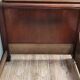 Rare Empire period mahogany bed with gilt bronze profiles circa 1800