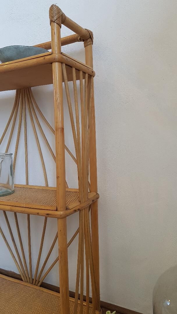 Shelves wicker vintage 100x82cm