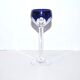 SAINT-LOUIS BRISTOL JOSEPH liqueur glass with overlay, cobalt blue lined crystal
