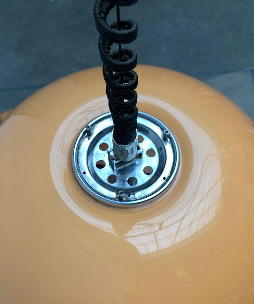 Suspension Cabras Space Age Mid-Century by Luigi Massoni for Guzzini, 1960s