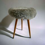 Tabouret moelleux vintage