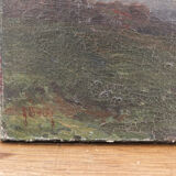 Oil on canvas, landscape, Gaston Bouy