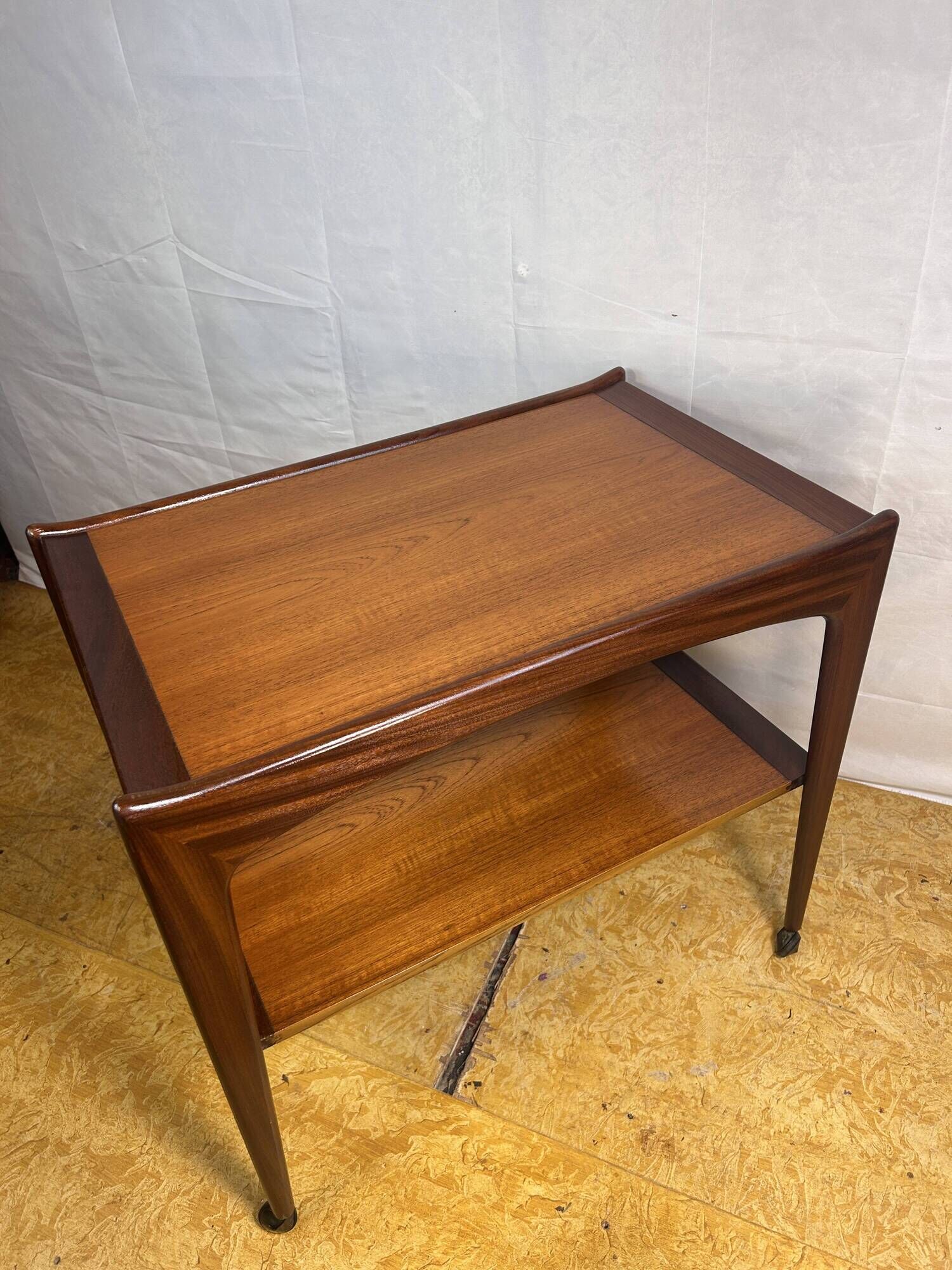 Desserte rétro vintage en teck et afromosia du milieu du siècle – Design danois