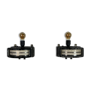 Lot de 2 appliques industrielles