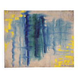 Abstract painting signed and dated 2009
