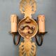 Pair of Empire eagle's head sconces in Palmettes 1900/1920
