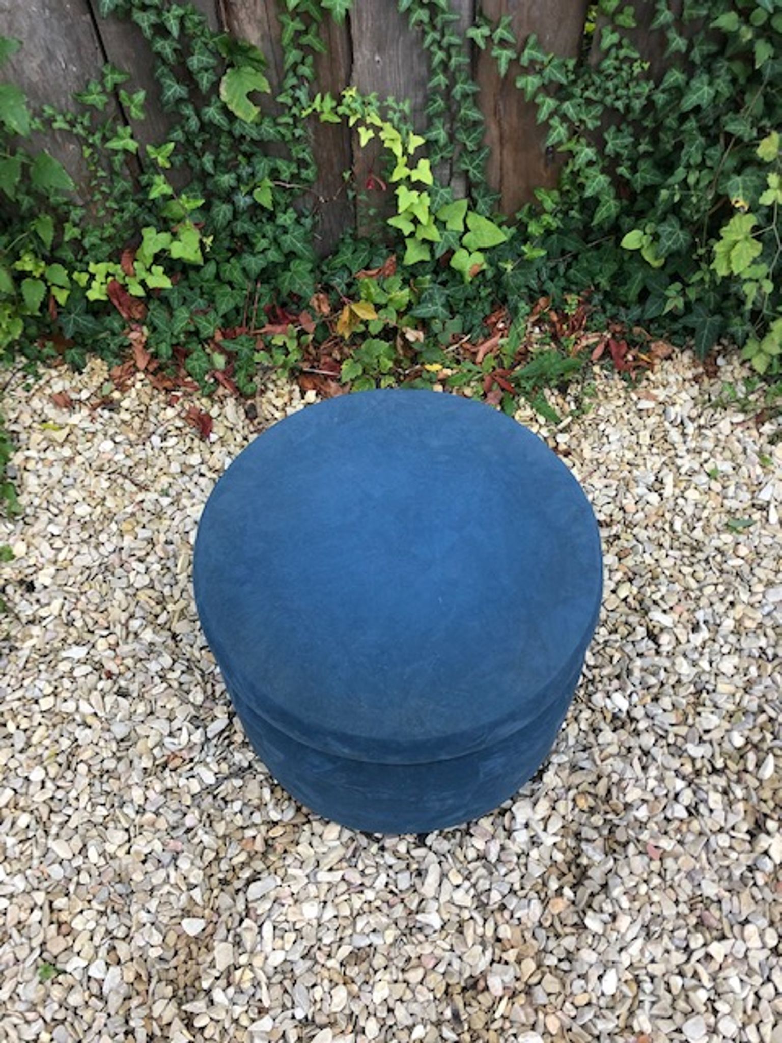 Fauteuil et ottoman années 80