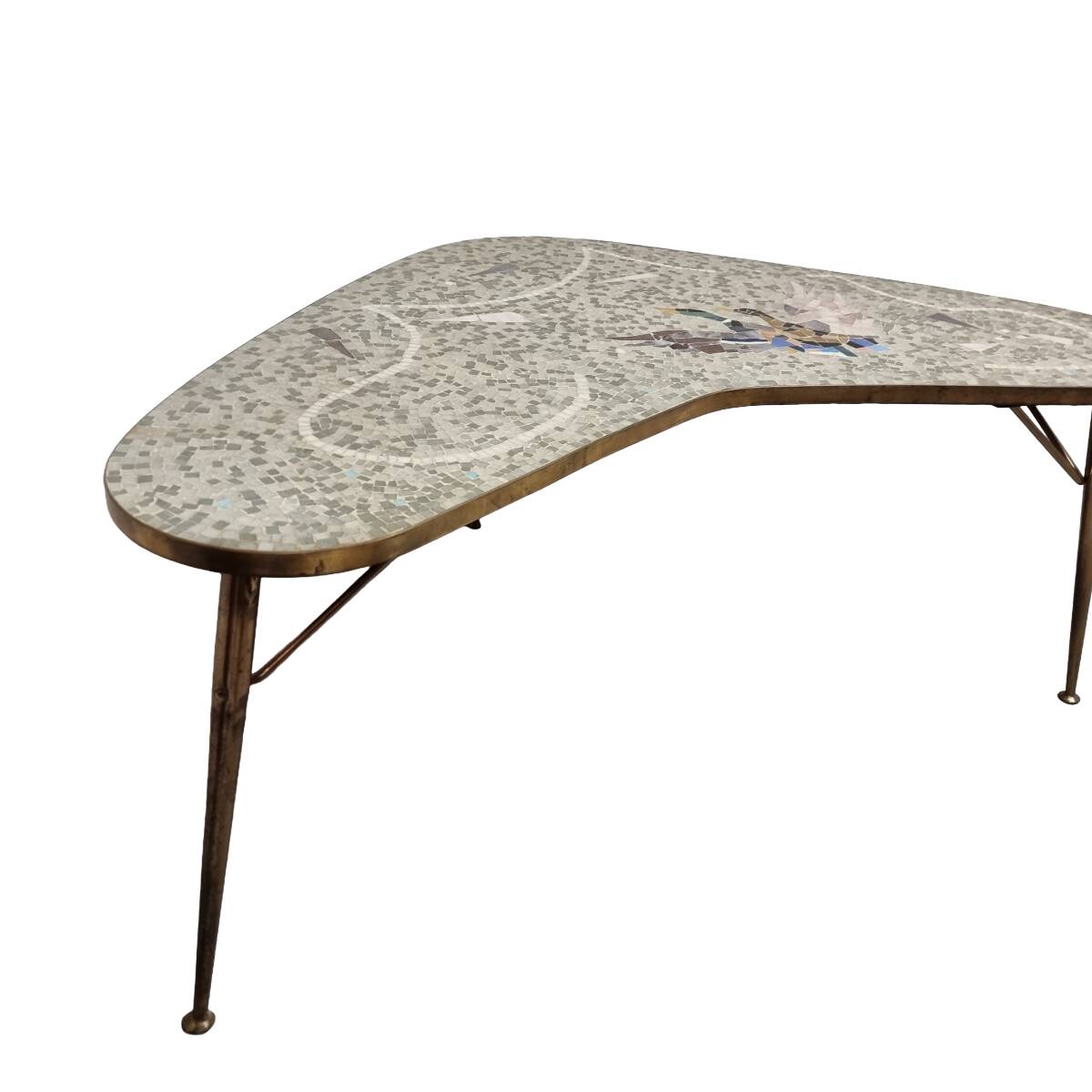 Vintage Berthold Müller Mosaic Coffee Table, 1960/70s
