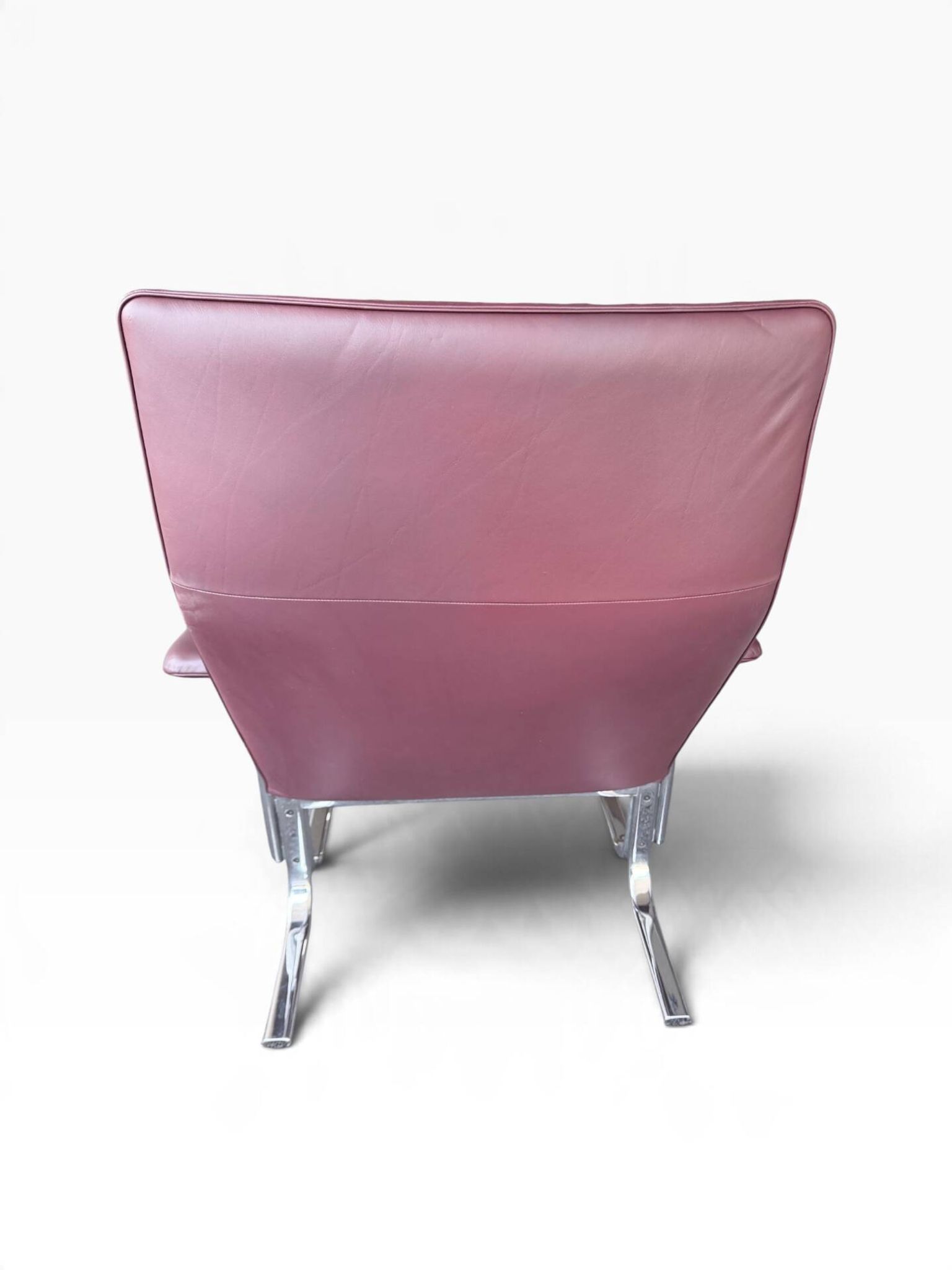 fauteuil en cuir de Sede DS-2030 avec repose-pieds