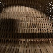 Vintage 70s wicker shopping basket
