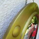 Brass witch mirror 47 cm