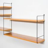 Étagère string en teck. Années 60