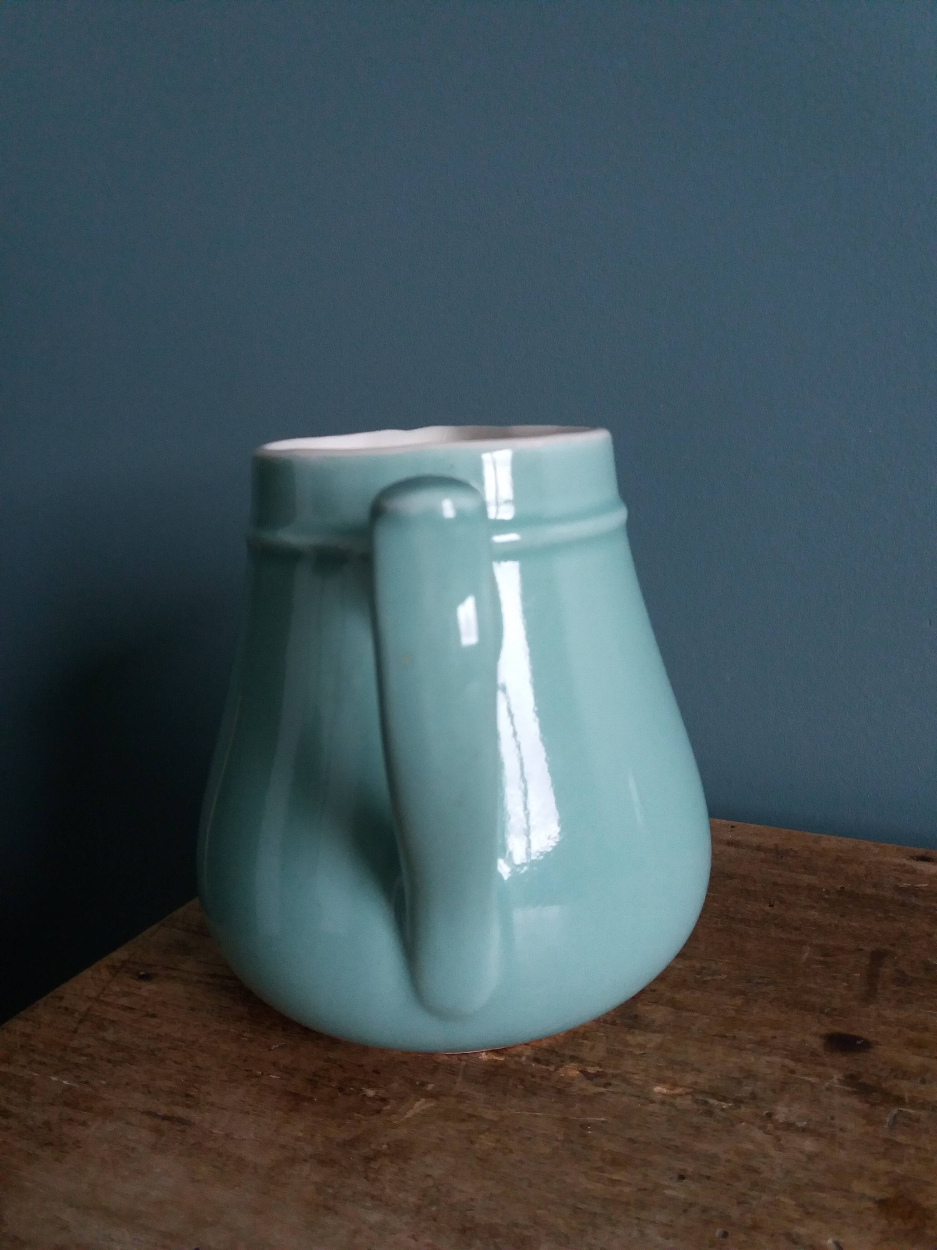 Saint Uze stoneware pitcher stamped Revol