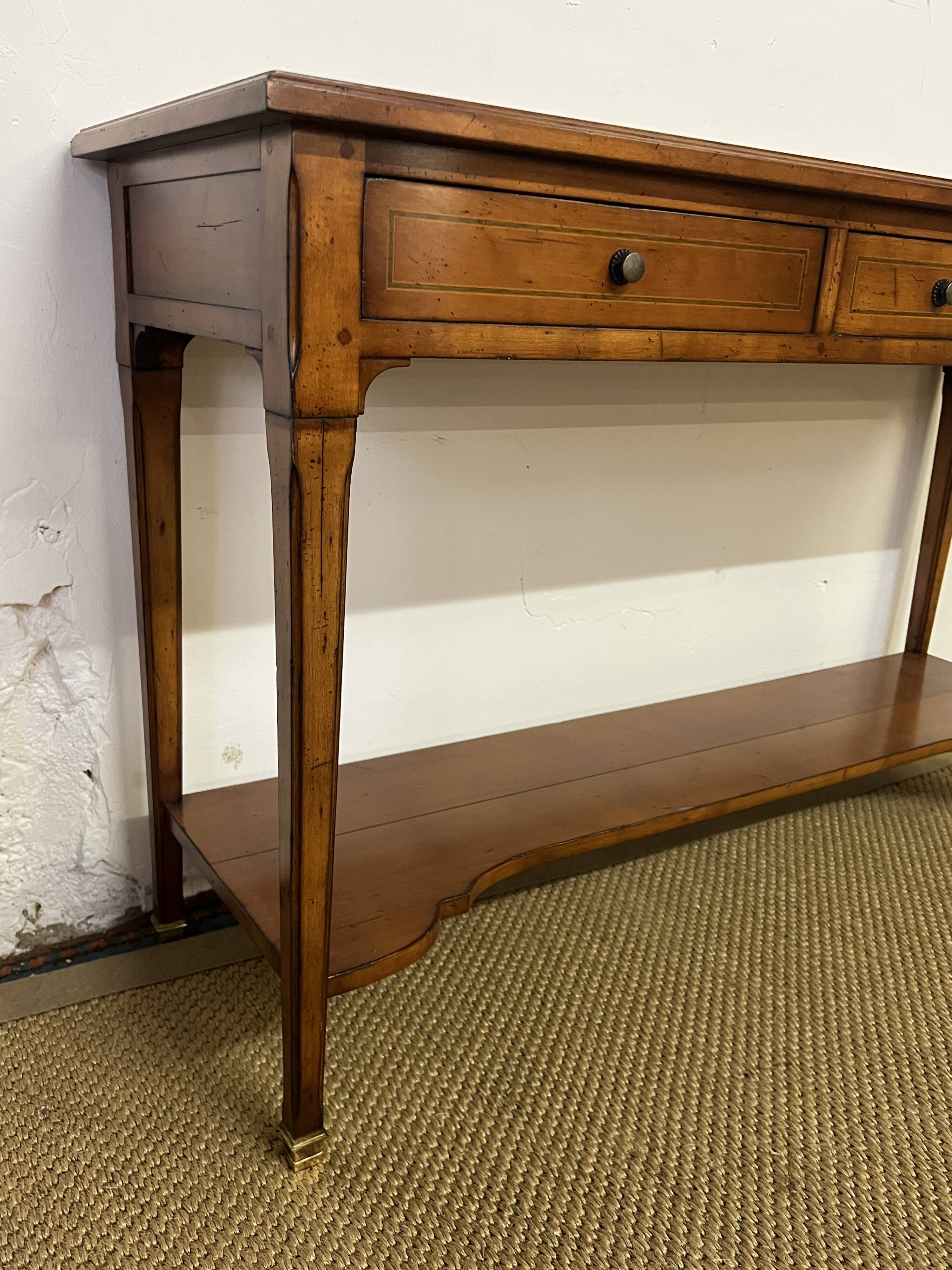 Console / server in Louis XV style cherry wood