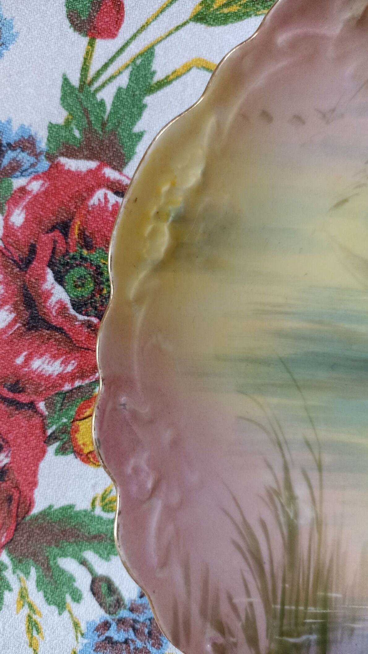 Plate n°2 - Limoges porcelain by Balleroy, Mandavy and de Mavaleix