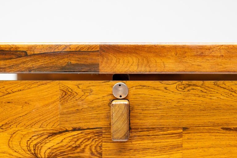 Rare large jacaranda executive desk by Jorge Zalszupin, L’Atelier São Paulo 1960