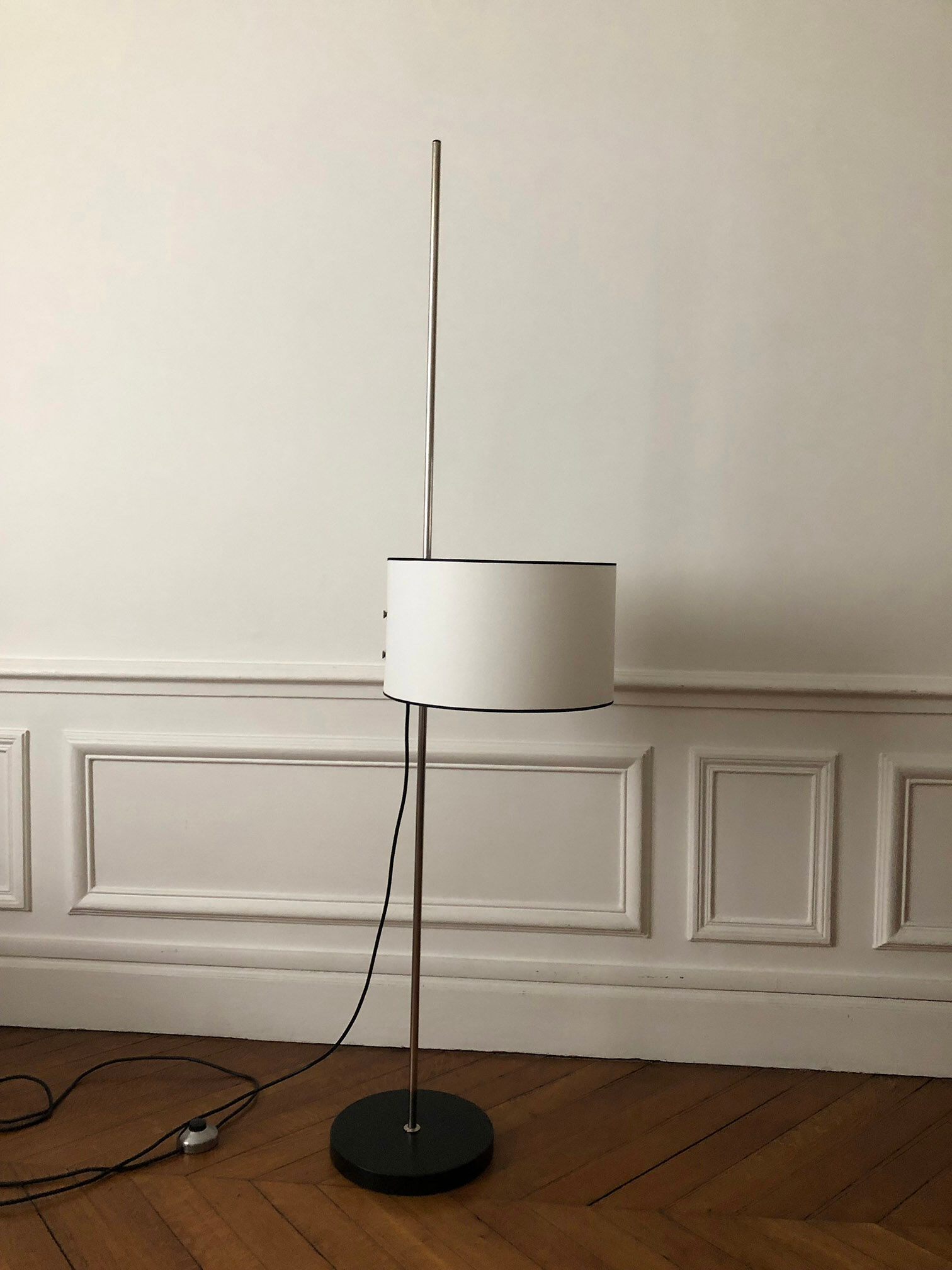 E-reader, German sliding floor lamp 1970