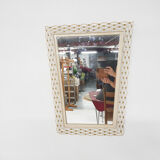 Vintage metal mirror, France 1950's